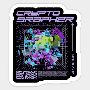 Cryptographer My Public Key Sticker